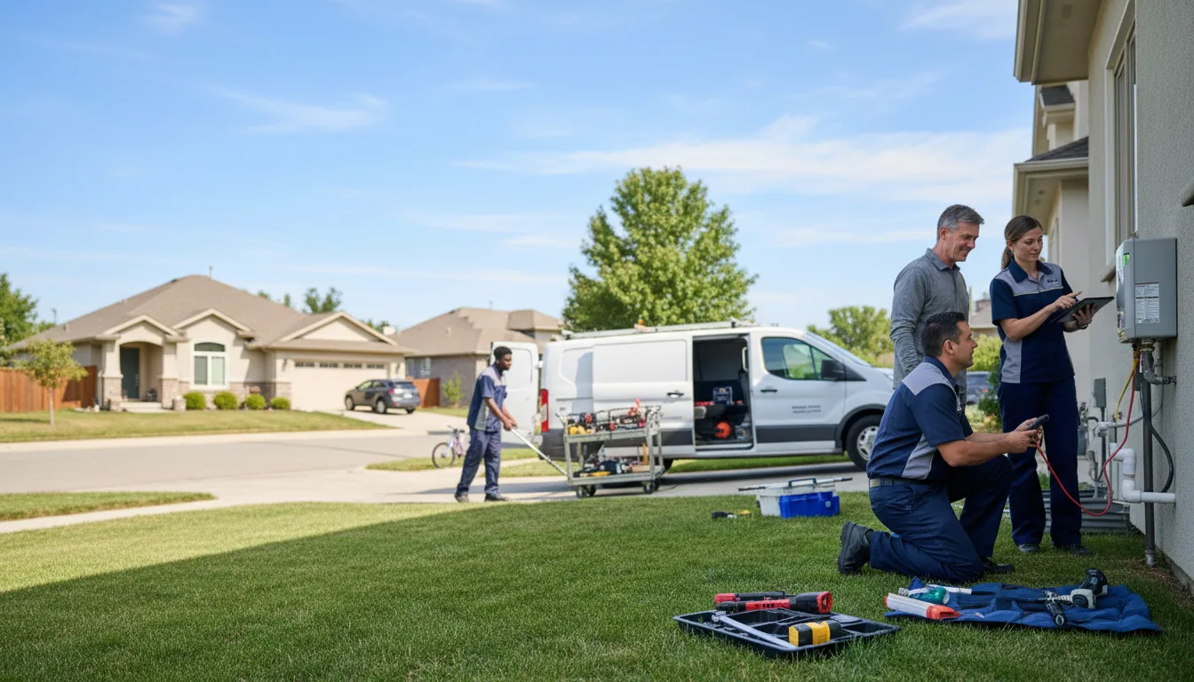 Tankless water heater service in Montezuma, KS